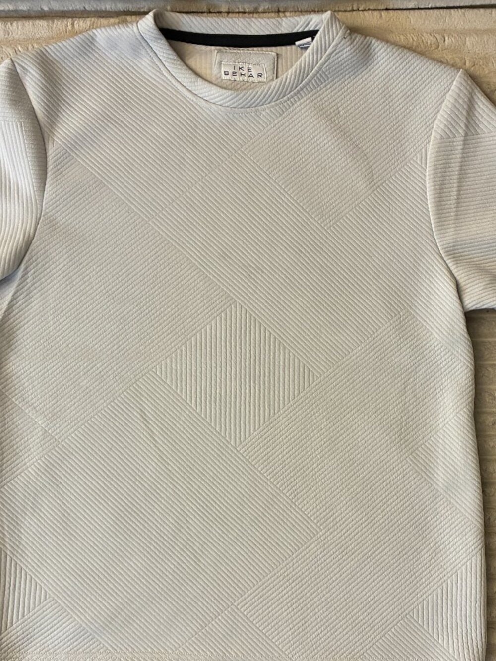 Ike Behar T-Shirt Blue Gray Size M